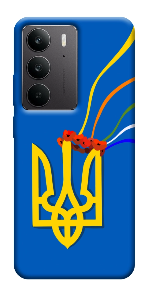 Чехол Квітучий герб для Realme C75