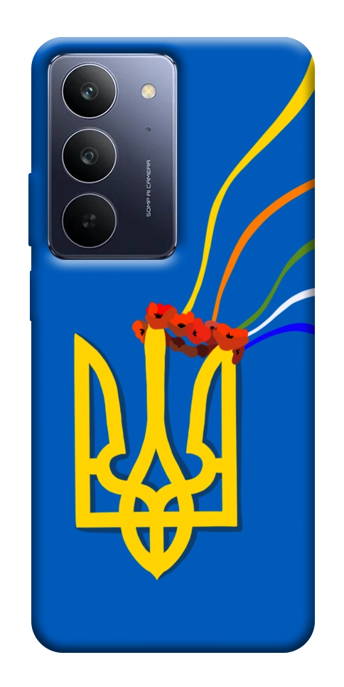 Чехол Квітучий герб для Realme C75x