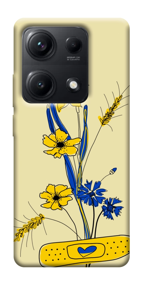 Чехол Українські квіточки для Xiaomi Redmi Note 14S
