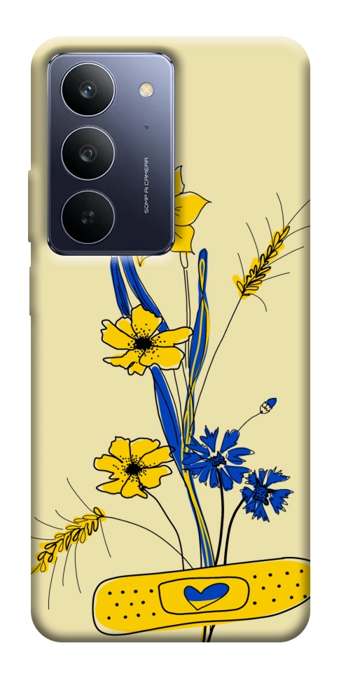 Чехол Українські квіточки для Realme C75x