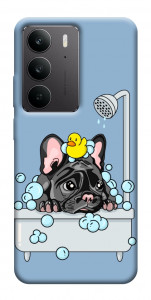 Чехол Dog in shower для Realme C75
