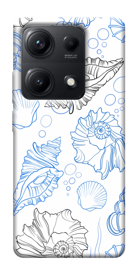 Чехол Морские ракушки для Xiaomi Redmi Note 14S