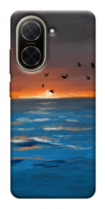 Чехол Закатное море для Xiaomi Poco C71