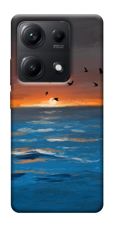 Чехол Закатное море для Xiaomi Redmi Note 14S