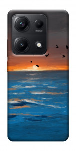 Чехол Закатное море для Xiaomi Redmi Note 14S