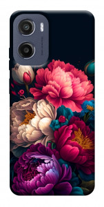 Чехол Букет цветов для Motorola Moto E15