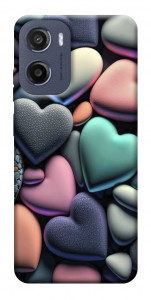 Чехол Каменные сердца для Motorola Moto G05