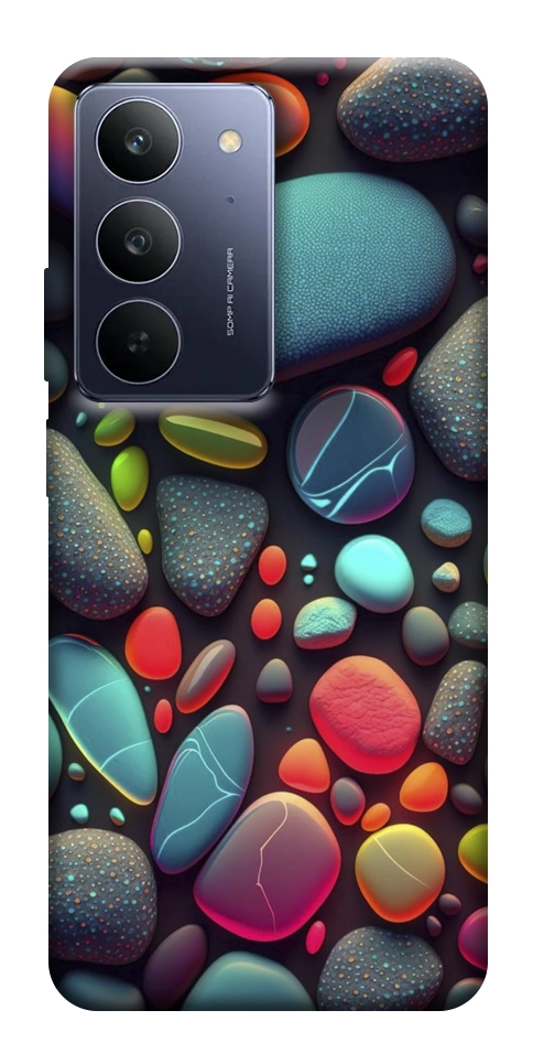 Чехол Разноцветные камни для Realme C75x