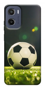 Чехол Футбольный мяч для Motorola Moto E15