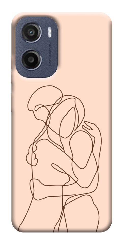 Чехол Couple line для Motorola Moto E15
