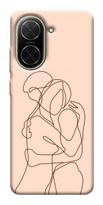 Чехол Couple line для Xiaomi Poco C71