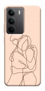 Чехол Couple line для Realme C75