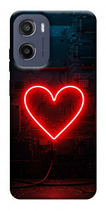 Чехол Яркое сердце для Motorola Moto G05