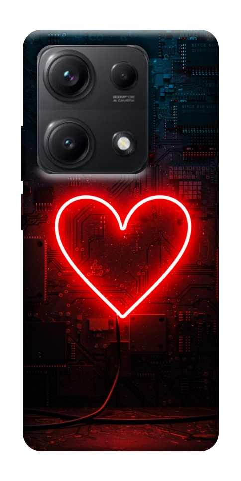 Чехол Яркое сердце для Xiaomi Redmi Note 14S
