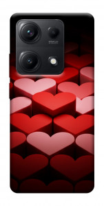 Чехол Hearts pattern для Xiaomi Redmi Note 14S