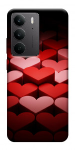 Чехол Hearts pattern для Realme C75