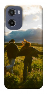 Чехол Happy couple для Motorola Moto E15