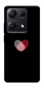 Чехол Fingerprint heart для Xiaomi Redmi Note 14S