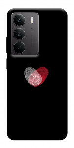 Чехол Fingerprint heart для Realme C75