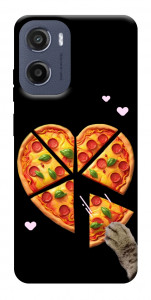 Чехол Pizza Love Cat для Motorola Moto E15