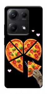 Чехол Pizza Love Cat для Xiaomi Redmi Note 14S