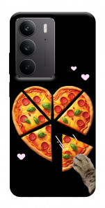 Чехол Pizza Love Cat для Realme C75
