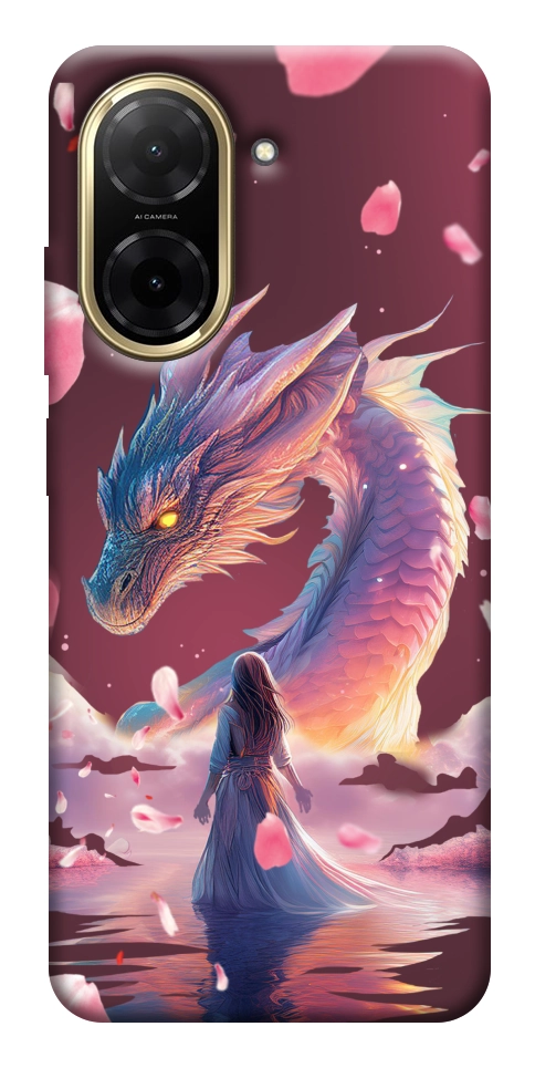Чехол Girl and dragon для Xiaomi Redmi A5