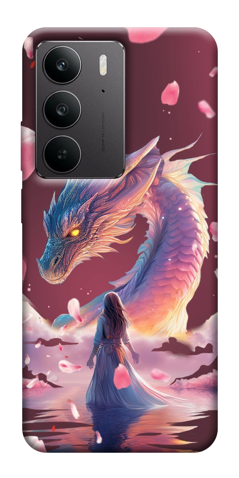 Чехол Girl and dragon для Realme C75