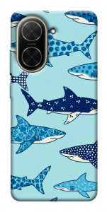 Чехол Shark pattern для Xiaomi Poco C71