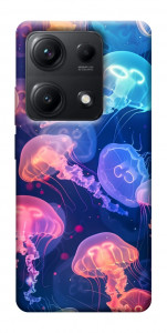 Чехол Neon jellyfishes для Xiaomi Redmi Note 14S