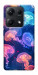 Чехол Neon jellyfishes для Xiaomi Redmi Note 14S