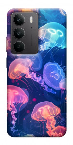 Чехол Neon jellyfishes для Realme C75
