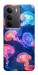 Чехол Neon jellyfishes для Realme C75