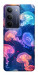 Чехол Neon jellyfishes для Realme C75x
