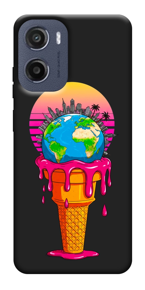Чехол Ice cream planet для Motorola Moto E15
