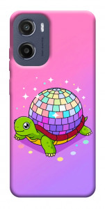 Чехол Disco turtle для Motorola Moto E15