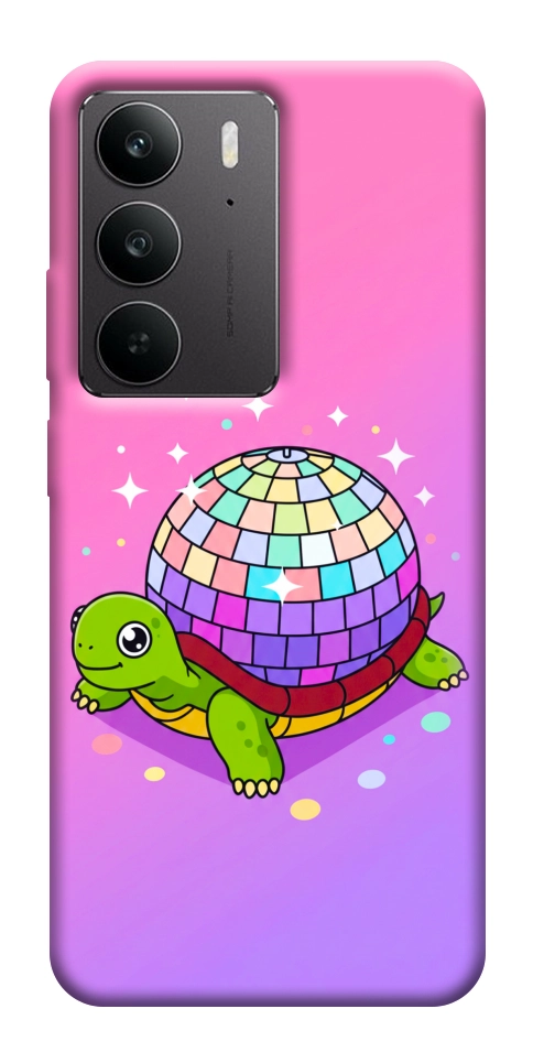 Чехол Disco turtle для Realme C75
