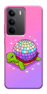 Чехол Disco turtle для Realme C75