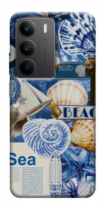 Чехол Морской коллаж для Realme C75
