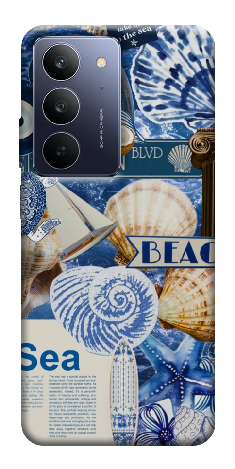 Чехол Морской коллаж для Realme C75x