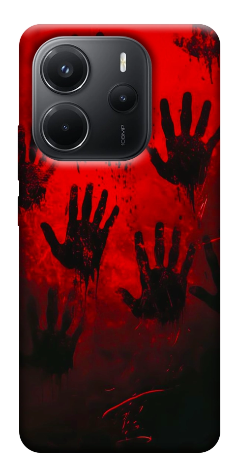 Чехол Bloody hands для Xiaomi Redmi Note 14 4G (Int. version)