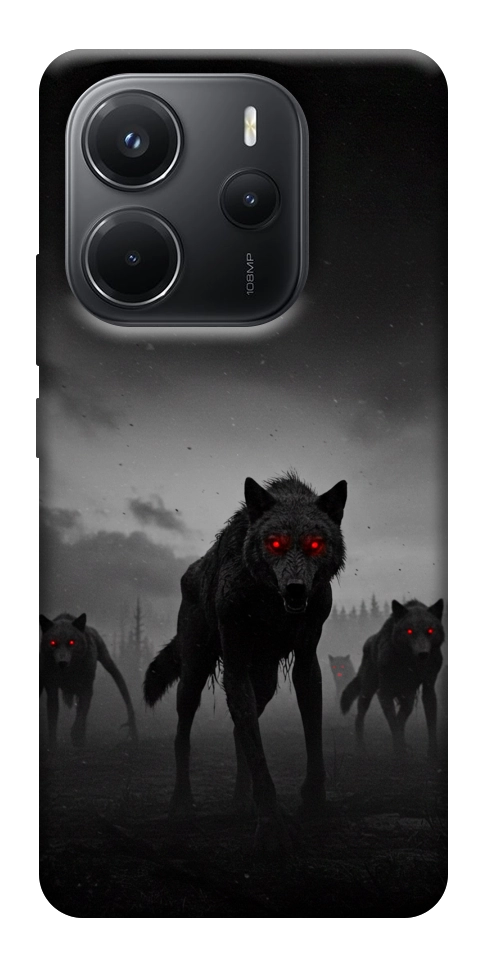 Чехол Horror wolfs для Xiaomi Redmi Note 14 4G (Int. version)