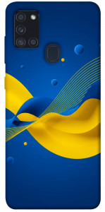 Чехол Жовто-синя гармонія для Galaxy A21s (2020)