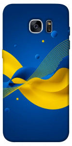 Чехол Жовто-синя гармонія для Galaxy S7 Edge