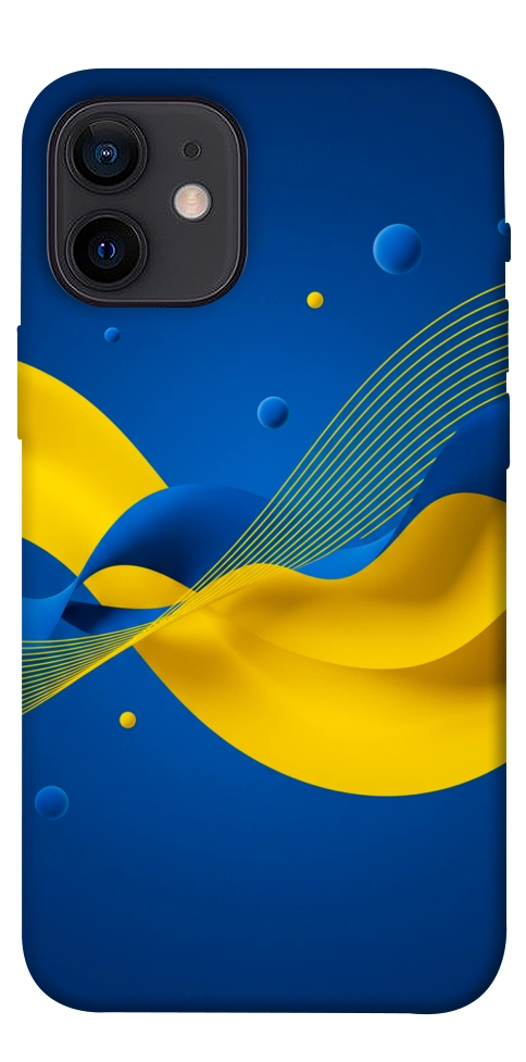 Чехол Жовто-синя гармонія для iPhone 12 mini