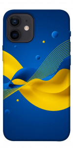 Чехол Жовто-синя гармонія для iPhone 12 mini