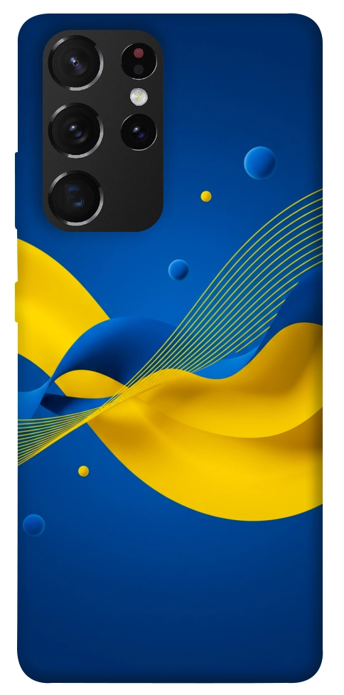 Чехол Жовто-синя гармонія для Galaxy S21 Ultra