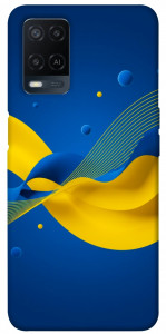 Чехол Жовто-синя гармонія для Oppo A54 4G