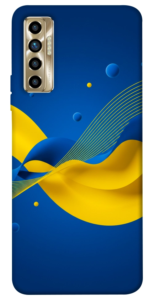 Чехол Жовто-синя гармонія для TECNO Camon 17P