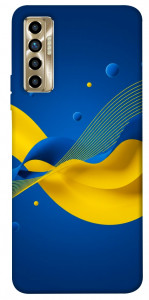 Чехол Жовто-синя гармонія для TECNO Camon 17P